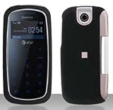 Pantech Impact P7000 Black Rubber Feel Hard Case Cover w/Belt Clip