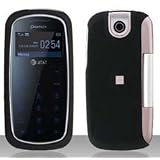 Pantech Impact P7000 Black Rubber Feel Hard Case Cover w/Belt Clip