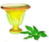 Urn Yellow Vase