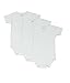 CBObaby 4T 5T 6T Toddler Bodysuit Long Sleeve Round Crew Neck 3-pack (6T)