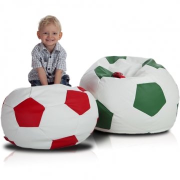 Sitzsack Sitzkissen Ball Fußball Large rot