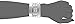 La Mer Collections WANDER LUST 00001 0.5mm Leather Synthetic Silver Watch Bracelet