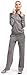 Women's Lounge Pants - 100% Cashmere - by Citizen Cashmere (Grey)