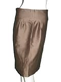 ALBERTA FERRETTI Straight Skirt in Bronze