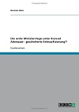Die erste Ministerriege unter Konrad Adenauer - gescheiterte Entnazifizierung?!