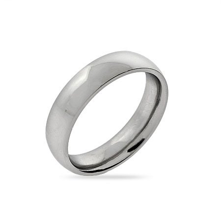 Eve's Addiction 5mm Stainless Steel Wedding Band
