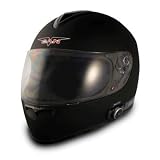 31Xpxb8yAbL. SL160  Vcan 136 Blinc built in Bluetooth® Gloss Black Full Face Motorcycle Helmet   DOT Approved