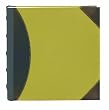 Pioneer High Capacity Sewn Fabric and Leatherette Cover Photo Album, Black on Beige