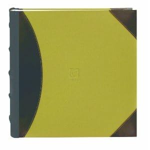 Pioneer-High-Capacity-Sewn-Fabric-and-Leatherette-Cover-Photo-Album-Black-on-Beige