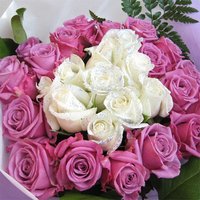 12か月の星座のブーケ　水がめ座　花束　10本　【生花】【お祝い】【記念日】【誕生日】【フラワーギフト】【バラ】