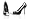 Milan-09 Pleaser USA Black and White Patent Size: 8