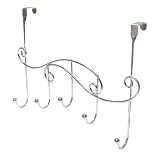 Aquatico Fiji Over the Door Hooks, Spheres 5, Chrome