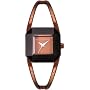 French Connection Stainless Steel Ladies Copper Bangle Watch