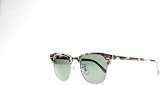 Ray-Ban Sunglasses Rb3016 Clubmaster Frame: Green Camo On Blue Lens: Green (51Mm)