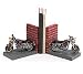 Black and Red Motorcycle Bookends For Home Decor And Office