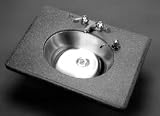 Just Round Bowl Lavatory Undermount Stainless Steel Sink, UCIR-10