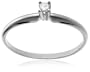 14k White or Yellow Gold Princess-Cut Solitaire Engagement Ring (.05 ct, I-J Color, I1-I2 Clarity)
