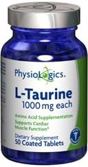 Physiologics L-Taurine 50 Veggie Tablets