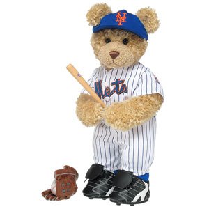 Build-A-Bear Workshop Curly Teddy in New York Mets™ Uniform