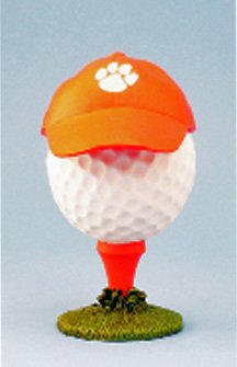Clemson Tigers Golf Ball Mascot W Hat Sports Figure New