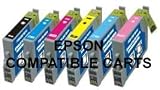 Epson Printer Ink Cartridge Full Set - R200 R300 Rx500 Rx600 Rx620 R1500