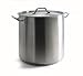 Kitchen & Housewares : Danesco Gastronome Pro Stainless Steel 38.7-Quart Deep Stock Pot with Lid