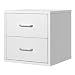Foremost 327401 Modular 2-Drawer Cube Storage System, White