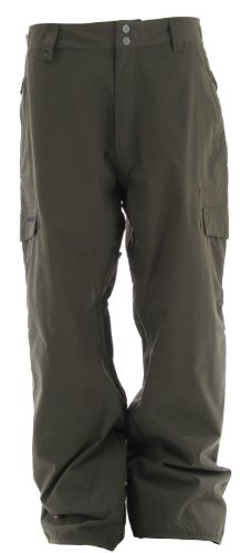 Quiksilver Drill Shell Ski Snowboard Pants Dark Army Sz XL