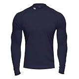 Men's Under Armour Tech Longsleeve Mock Turtleneck Top - Midnight Navy