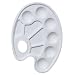 Art Alternatives Paint Tray Palette, 10 Wells with Thumb Hole