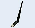 Wireless LAN USB 2.0 Mini Adapter 802.11n - WLAN USB Mini Adapter mit schwenbarer Antenne - WEP, WPA, WPA2 Verschlüsselung