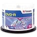 Verbatim DVD-R 4.7GB 16X Glossy White Inkjet Printable Spindle