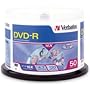 Verbatim DVD-R 4.7GB 16X Glossy White Inkjet Printable Spindle