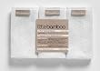 Little Bamboo Toweling Washers, 3 Pack , White