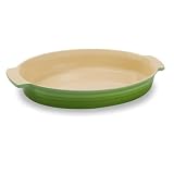 Le Creuset Stoneware 14-Inch Oval Baking Dish, Kiwi