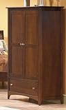 American Journal One Drawer Door Chest Chest w/ Round Metal Knobs Cottage White