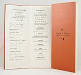 Slim Wedding Program Copper Ore