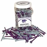 Jar of 175 Kansas State Wildcats Golf Tees