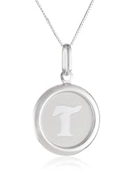 14k White Gold Initial Pendant Necklace, 18"