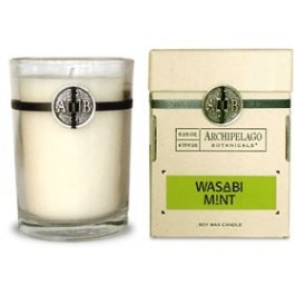Archipelago Botanicals Signature Series Soy Wax Candle Collection Wasabi Mint