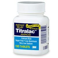 Titralac Instant Relief Antacid, Tablets 100 ea