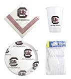 South Carolina Gamecocks 96 Piece Plastic Dinnerware Set by Duck House Sports