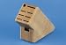 Kesper Messerblock Buche    8tlg 9x11x25cm