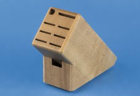 Kesper Messerblock Buche    8tlg 9x11x25cm