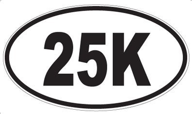 25K Oval Sticker