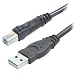 Sumnique - USB Printer Cable lead for HP Hewlett Packard & Lexmark A-B