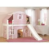 Bolton Cottage Premium Low Loft Tent Bed and Slide