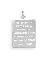 Mustard Seed Quote Pendant
