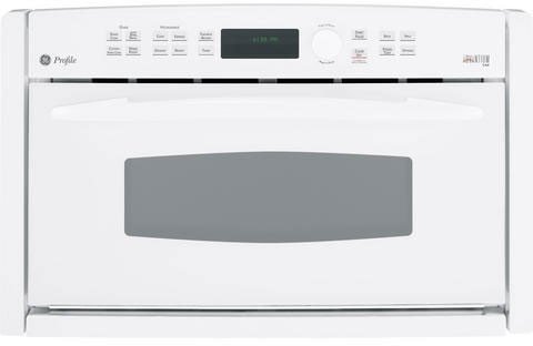 GE Profile Advantium PSB1000NWW 27″ Advantium Speed Wall Oven with 1.6 cu. ft. Capacity, True Convection, Sensor Microwave Cooking and Glass Touch Control Panel: White