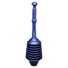 Impact 9205 Deluxe Professional Plunger, 6" Width x 25" Height, Dark Blue (Case of 6)